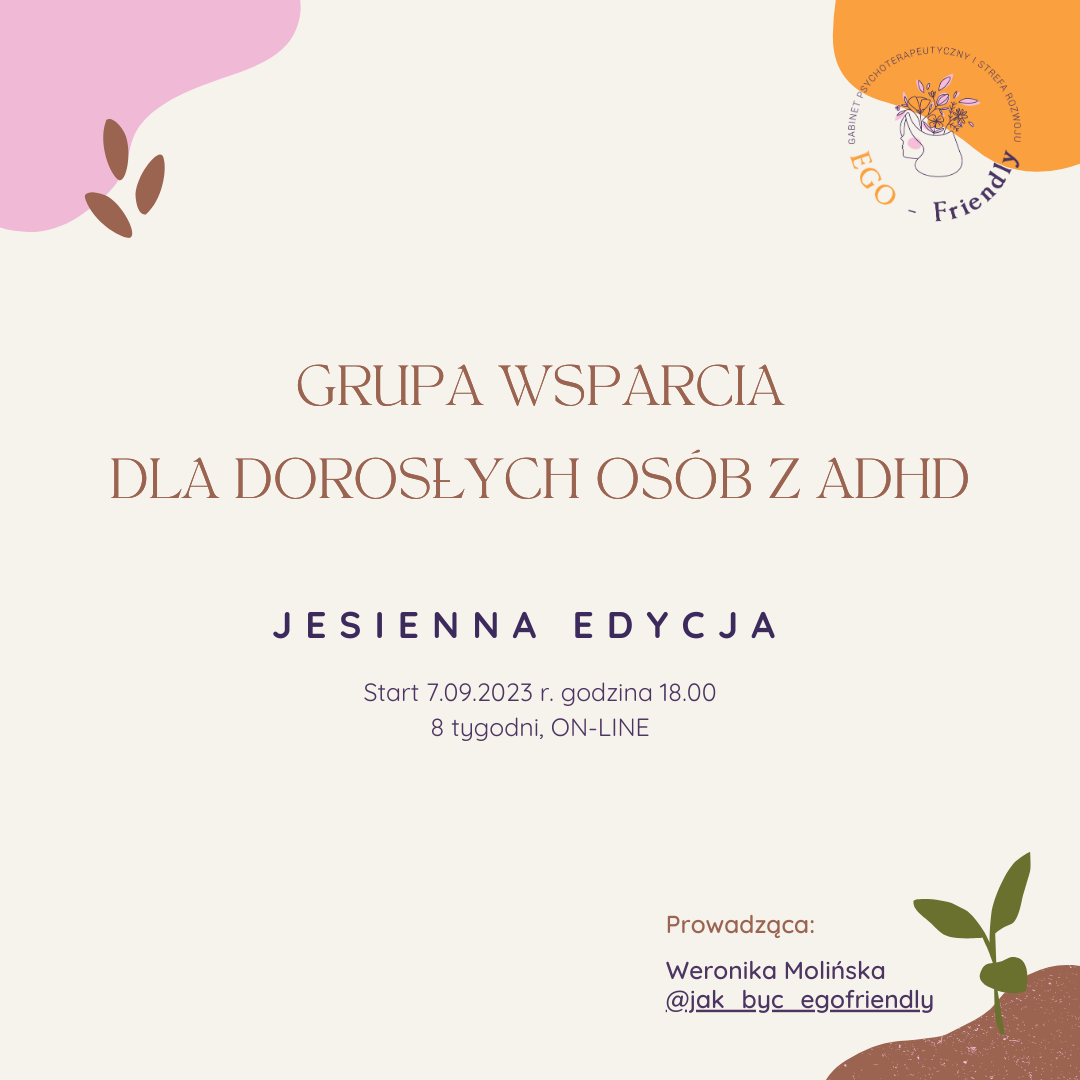 Grupa wsparcia dla dorosłych osób z ADHD