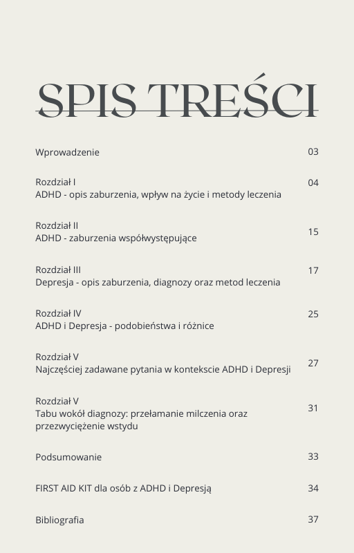 Skupieni na Depresji – ebook o ADHD i depresji